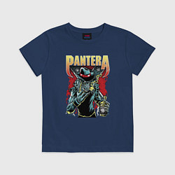 Футболка хлопковая детская Pantera, цвет: тёмно-синий