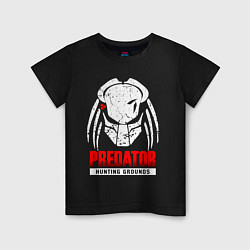 Футболка хлопковая детская PREDATOR: HUNTING GROUNDS, цвет: черный