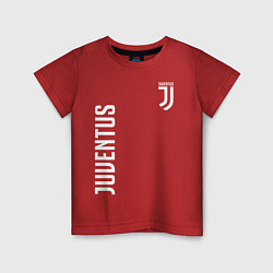 Футболка хлопковая детская JUVENTUS, цвет: красный