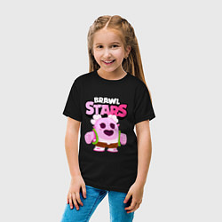 Футболка хлопковая детская Sakura Spike Brawl Stars, цвет: черный — фото 2