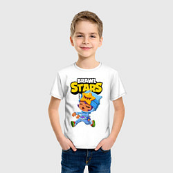 Футболка хлопковая детская BRAWL STARS SANDY, цвет: белый — фото 2