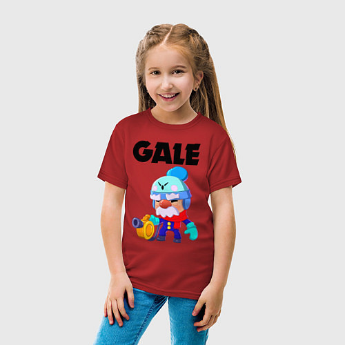 Детская футболка BRAWL STARS GALE / Красный – фото 4