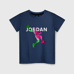 Футболка хлопковая детская MICHAEL JORDAN Z, цвет: тёмно-синий
