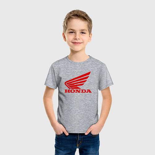 Детская футболка HONDA / Меланж – фото 3