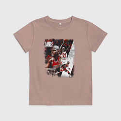Футболка хлопковая детская ПОСЛЕДНИЙ ТАНЕЦ, цвет: пыльно-розовый