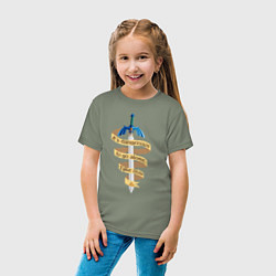 Футболка хлопковая детская The Legend of Zelda, цвет: авокадо — фото 2