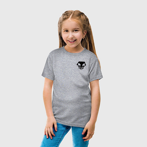 Детская футболка Bleach - 11-ый отряд спина / Меланж – фото 4