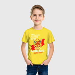 Футболка хлопковая детская WELCOME TO NIGHT CITY, цвет: желтый — фото 2