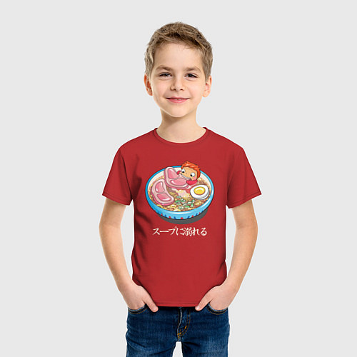 Детская футболка Маркл / Красный – фото 3
