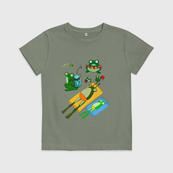 Детская футболка Лягушки