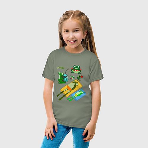 Детская футболка Лягушки / Авокадо – фото 4
