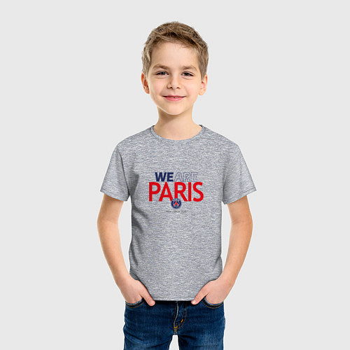 Детская футболка PSG We Are Paris 202223 / Меланж – фото 3
