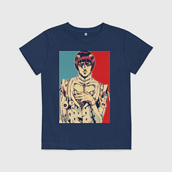 Футболка хлопковая детская Бруно Буччеллати, цвет: тёмно-синий
