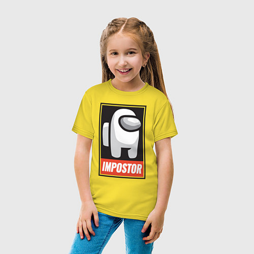Детская футболка Among Us / Желтый – фото 4