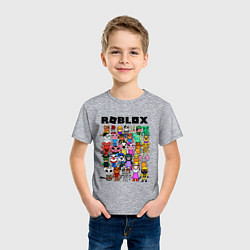 Футболка хлопковая детская ROBLOX PIGGY, цвет: меланж — фото 2