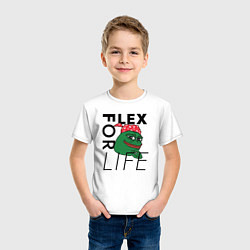 Футболка хлопковая детская FLEX FOR LIFE, цвет: белый — фото 2