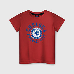 Футболка хлопковая детская Chelsea FC, цвет: красный