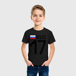 Футболка хлопковая детская RUS 17, цвет: черный — фото 2