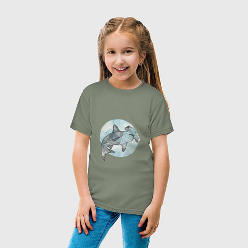 Детская футболка Акула-молот / Авокадо – фото 4