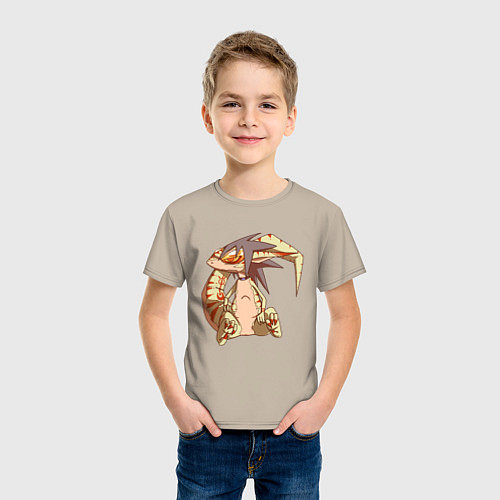 Детская футболка Дракончик / Миндальный – фото 3