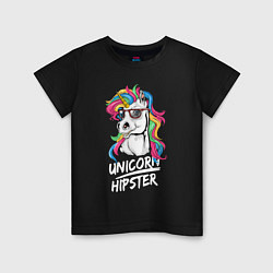 Детская футболка Unicorn hipster