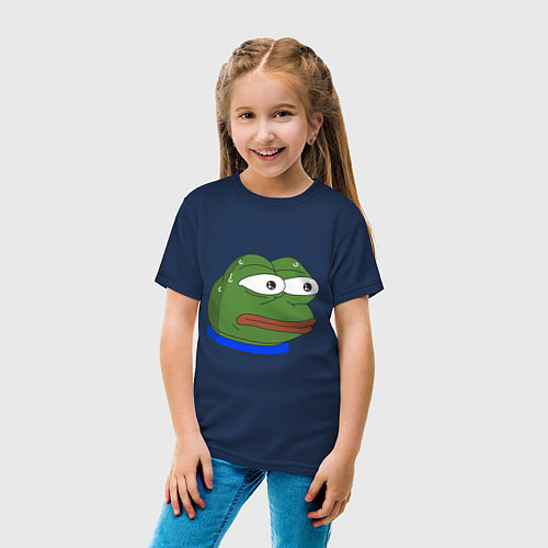 Детская футболка Pepe MonkaS / Тёмно-синий – фото 4