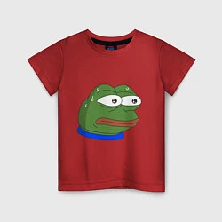 Футболка хлопковая детская Pepe MonkaS, цвет: красный