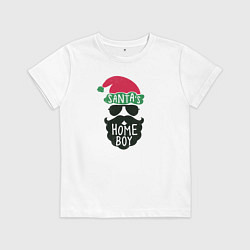 Футболка хлопковая детская Santas Home Boy, цвет: белый