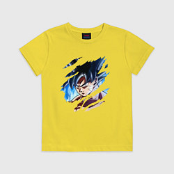 Футболка хлопковая детская Dragon Ball, цвет: желтый
