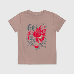 Футболка хлопковая детская Samurai 77 V 2, цвет: пыльно-розовый