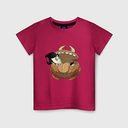 Футболка хлопковая детская Dont Starve, цвет: маджента