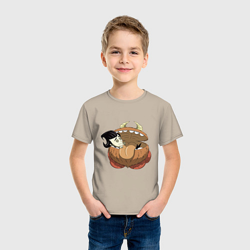 Детская футболка Dont Starve / Миндальный – фото 3