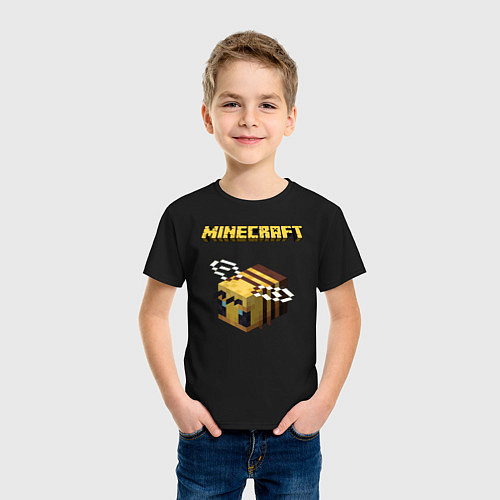 Детская футболка Minecraft / Черный – фото 3