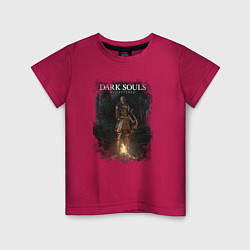 Футболка хлопковая детская Dark Souls Remastered, цвет: маджента