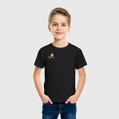 Детская футболка One piece / Черный – фото 3