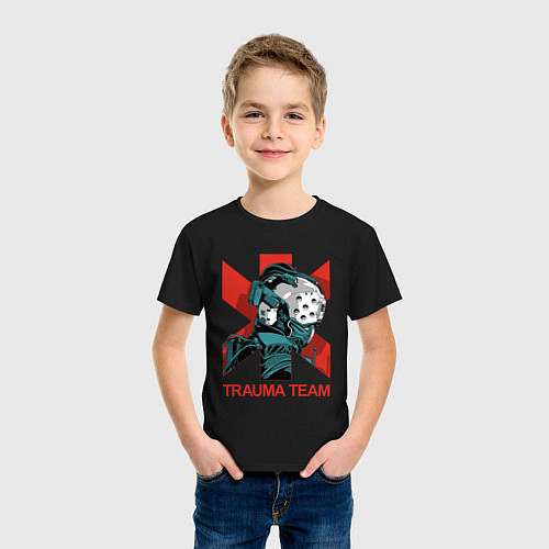 Детская футболка TRAUMA TEAM Cyberpunk 2077 / Черный – фото 3