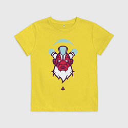 Футболка хлопковая детская Дизраптор Dota 2, цвет: желтый