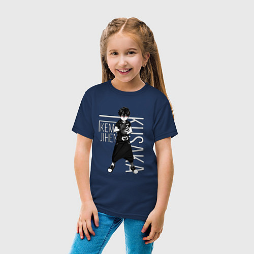 Детская футболка Инцидент Кэмоно / Тёмно-синий – фото 4