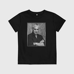 Футболка хлопковая детская Валерий Меладзе, цвет: черный