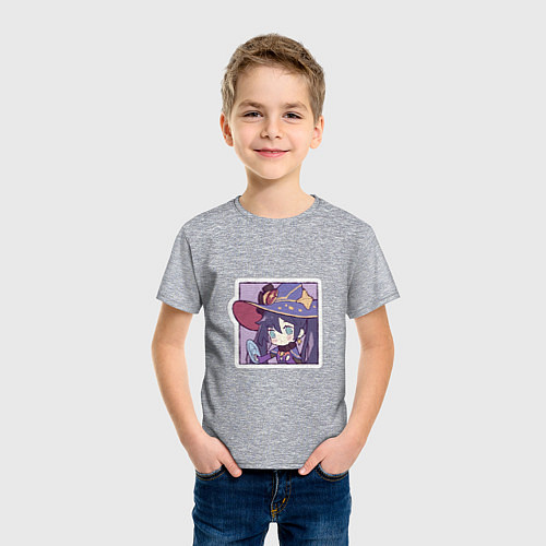 Детская футболка Мона / Меланж – фото 3