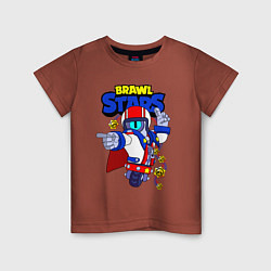 Детская футболка Brawl Stars, Superstar Stu