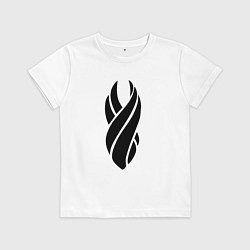 Футболка хлопковая детская DEAD SPACE МЁРТВЫЙ КОСМОС, цвет: белый