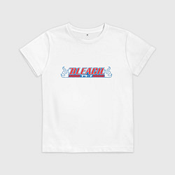 Футболка хлопковая детская BLEACH OPENING БЛИЧ ОПЕНИНГ, цвет: белый