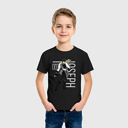 Футболка хлопковая детская ДжоДжо, цвет: черный — фото 2