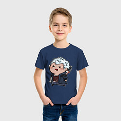 Футболка хлопковая детская Baby Nero, цвет: тёмно-синий — фото 2