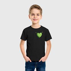 Футболка хлопковая детская Шрек Love, цвет: черный — фото 2