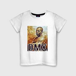 Футболка хлопковая детская DMX on Fire, цвет: белый