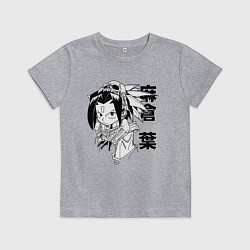 Футболка хлопковая детская Asakura Shaman, цвет: меланж