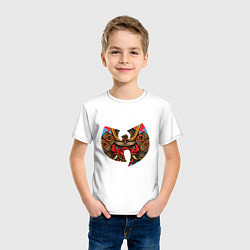 Футболка хлопковая детская Wu-Tang Dragon, цвет: белый — фото 2
