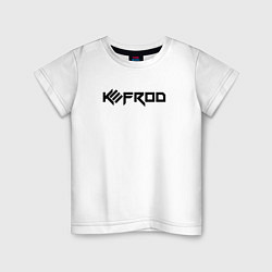 Футболка хлопковая детская Kefrod, цвет: белый